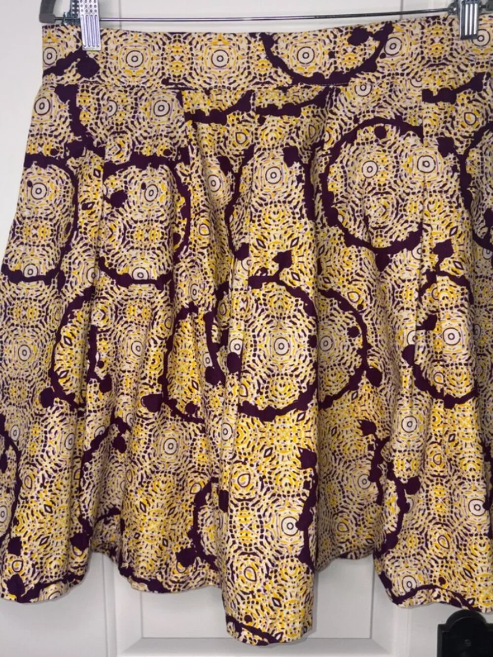 Francis + Benedict 100% Cotton Hand Made in Africa Flowy Printed Skirt size M